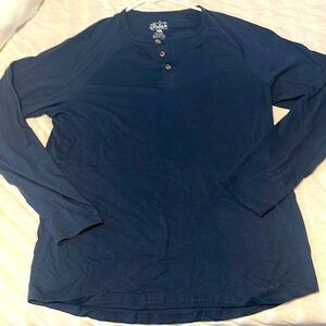 Fresh Clean Tees Henley Style long sleeve tee